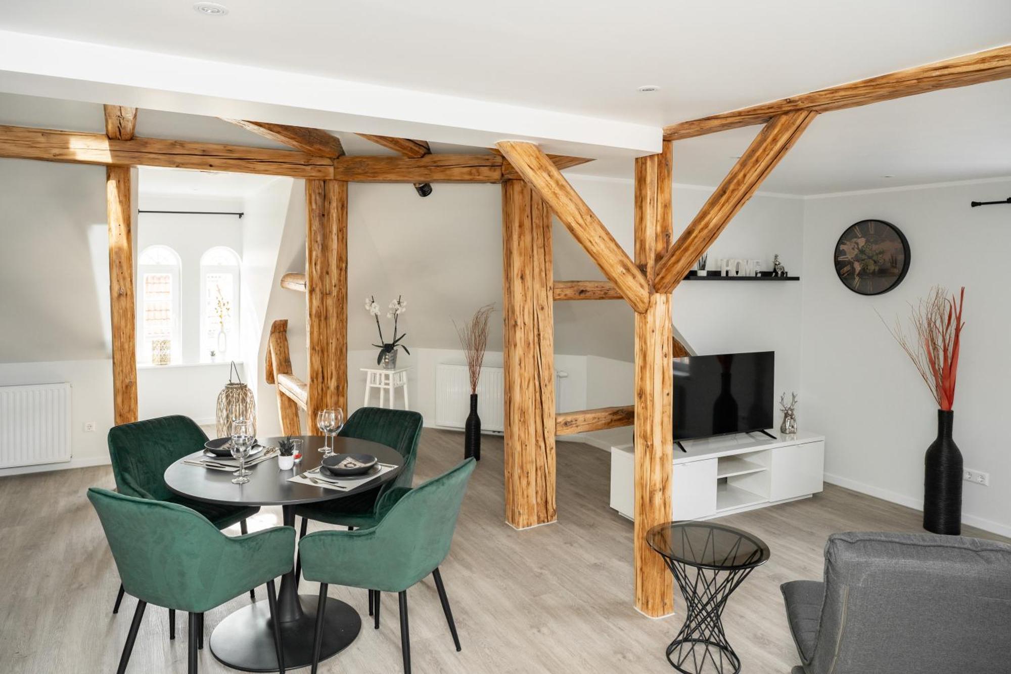 Schoenes Fachwerkhaus Mit Viel Charme In Der Altstadt ドゥーダーシュタット エクステリア 写真